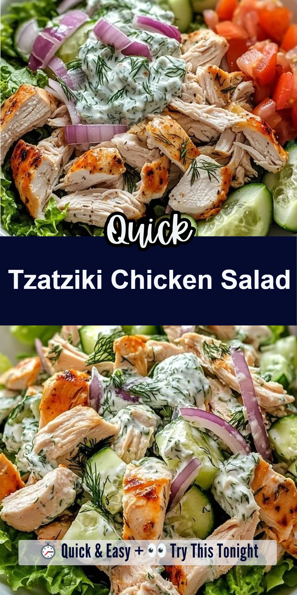 Tzatziki Chicken Salad