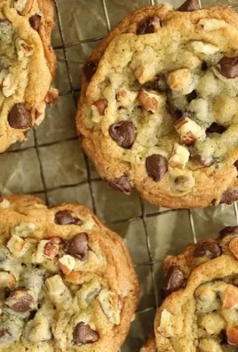 Delicious chocolate chip pecan cookies fresh out of the oven