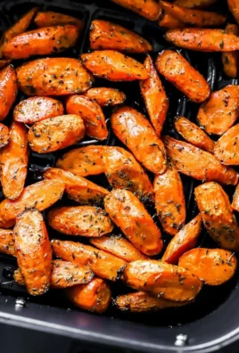 Delicious air fryer carrots cooked to perfection, crispy and healthy for easy meals.
