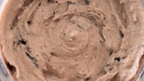 Delicious Chocolate Peanut Butter Protein Ice Cream made with Ninja Creami and Fairlife.